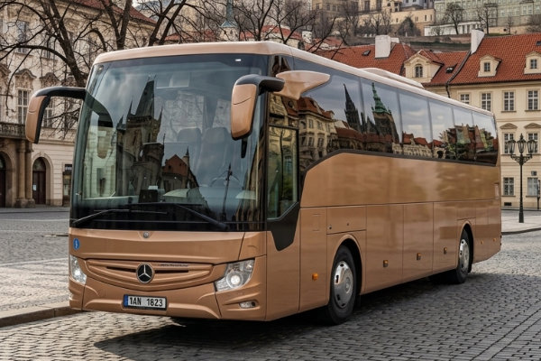 Mercedes Benz Tourismo bus.